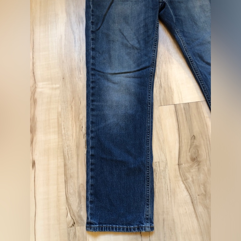 Levi's 18191 Men's Jeans 30 Blue Slim Straight Stretch Denim 27.5" Inseam - Picture 4 of 16